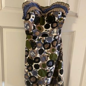 Boutique minidress strapless